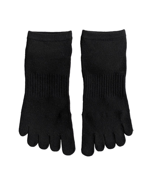 靴下 レディース 5本指 ショート丈 １足売り サポート付き ソックス スポーツ ランニング